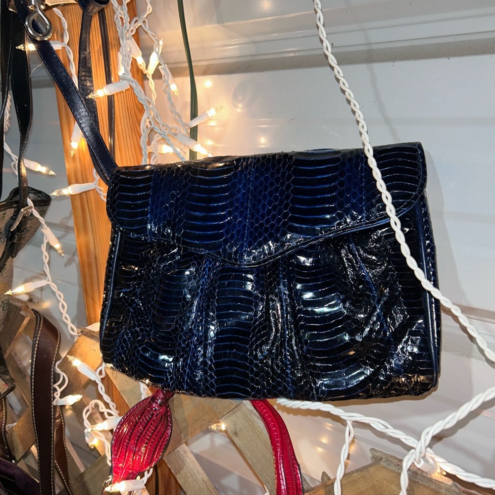 Elegant BEA  UTIFUL  Navy Blue Women's Bag